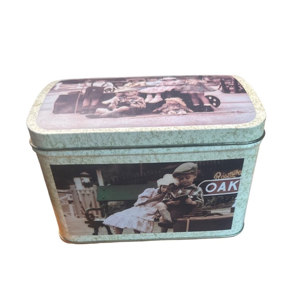 Vintage Button Collection In Charming Tin